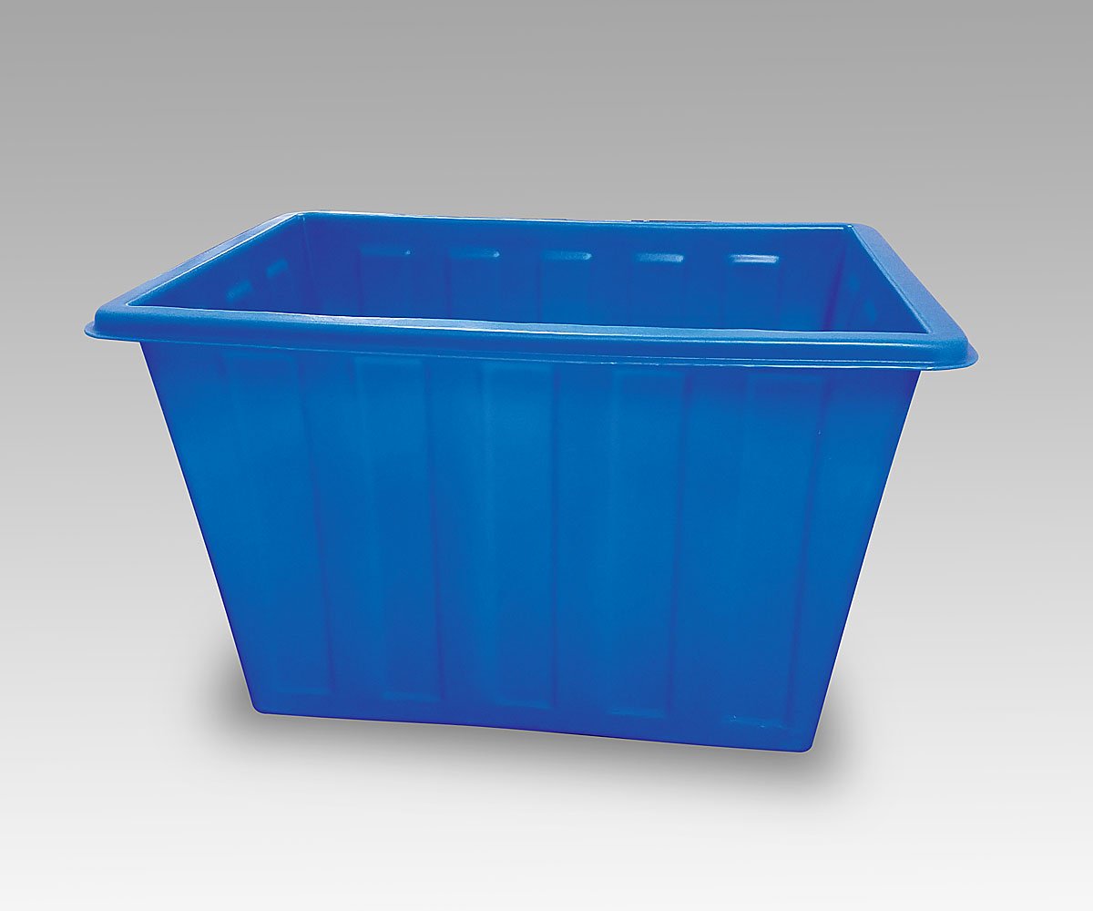 Laundry Cart, 10 bushel, With Metal Cage, “BLUE” 4