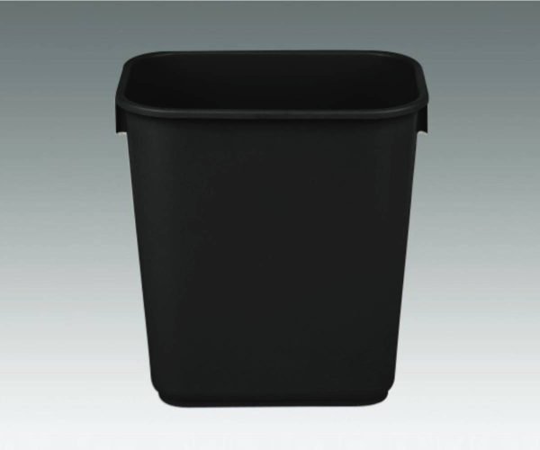 Waste Basket, 14qt, "BLACK" 12/cs 1 Waste Basket, 14qt, "BLACK" 12/cs