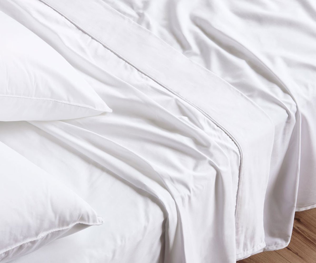 112x112-T250, King Flat Bed Sheets "WHITE" -2dz per case