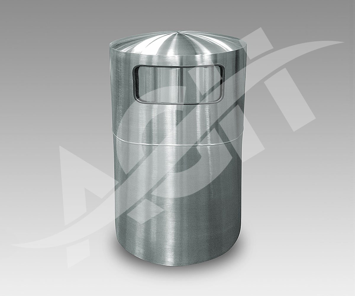 45gal Stainless Steel Indoor Trash Can