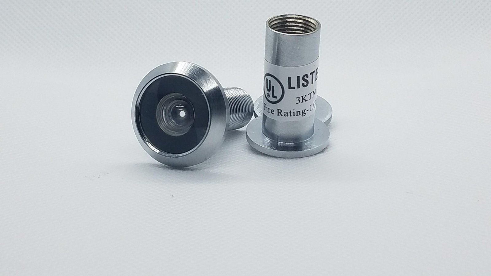 200º Glass Lens -Door Viewer with Heavy Duty Privacy Cover – Satin Chrome – 10 pcs/case 5