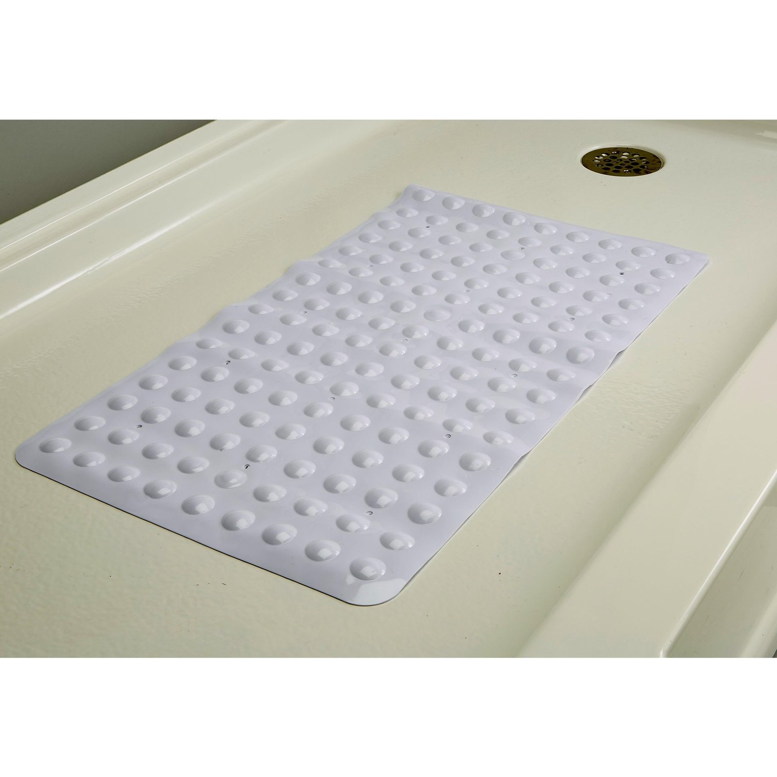 Sanitized PVC Bath Mat – Mildew Resistant, 15.5″x27