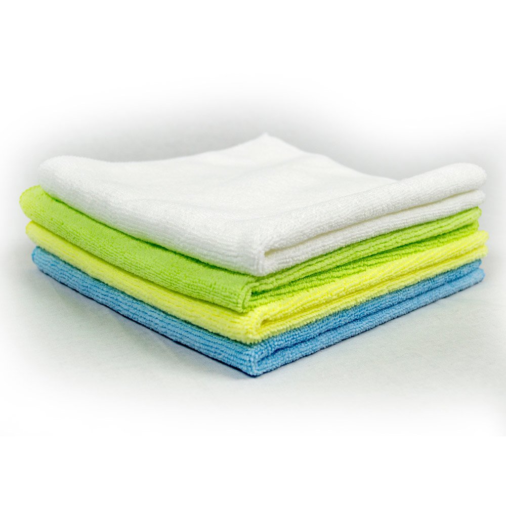 Microfiber Towels, 16″x16″-50g, Green Color 6
