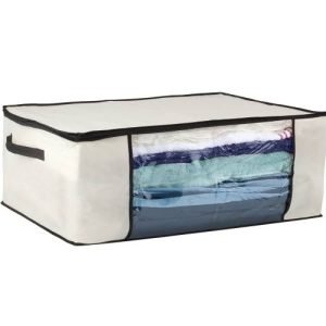 Blanket Storage Bags / Pillow Storage Bags – Cream color By AGH Supply