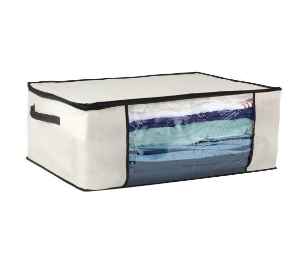 Blanket Storage Bags / Pillow Storage Bags – Cream color By AGH Supply