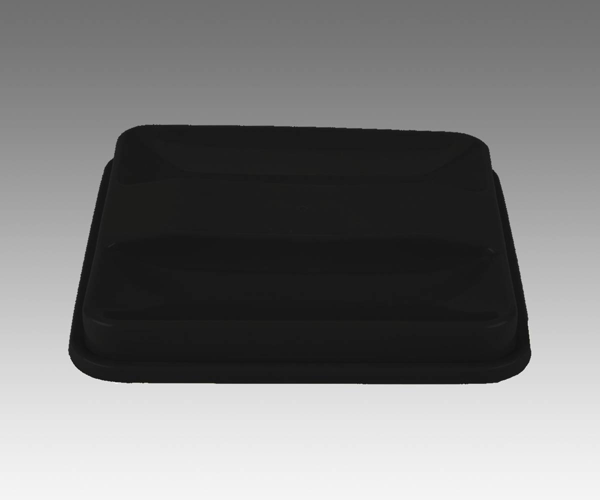 Ice Bucket Lids, Square, "BLACK" -6dz per case