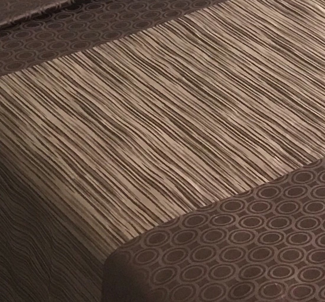 Queen - Decorative Modern Top Sheets Integrated With Scarf, Chocolate-Gold