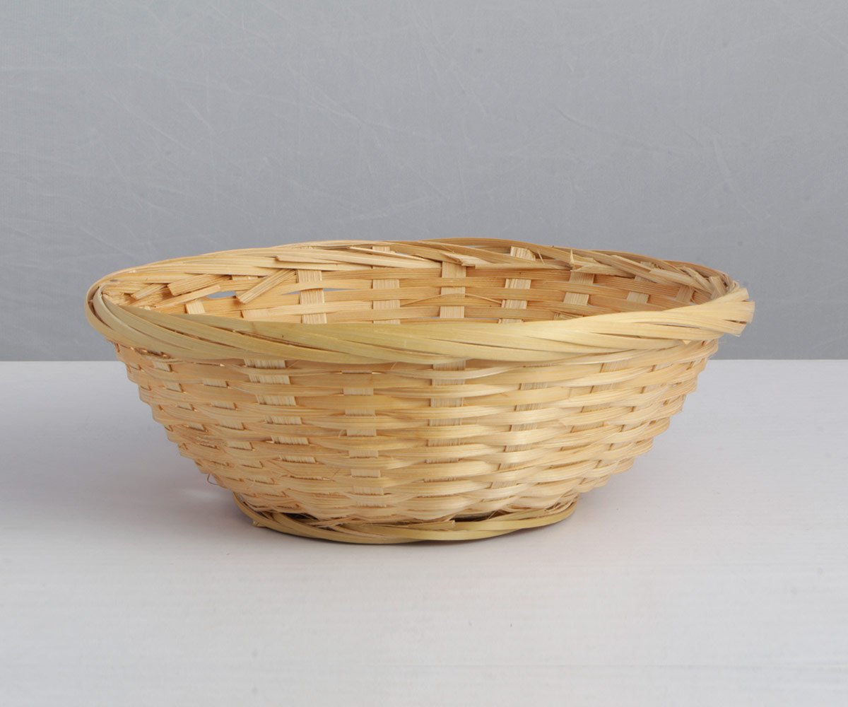 Wicker Basket 6″, Round, 25/cs 3