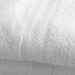 24" x 50"- 10.5lbs Premium Quality Bath Towel, Dobby Border, 86% Cotton-14% Polyester -5dz per case