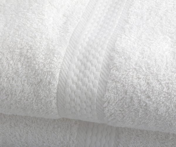 24" x 50"- 10 24" x 50"- 10.5lbs Premium Quality Bath Towel, Dobby Border, 86% Cotton-14% Polyester -5dz per case