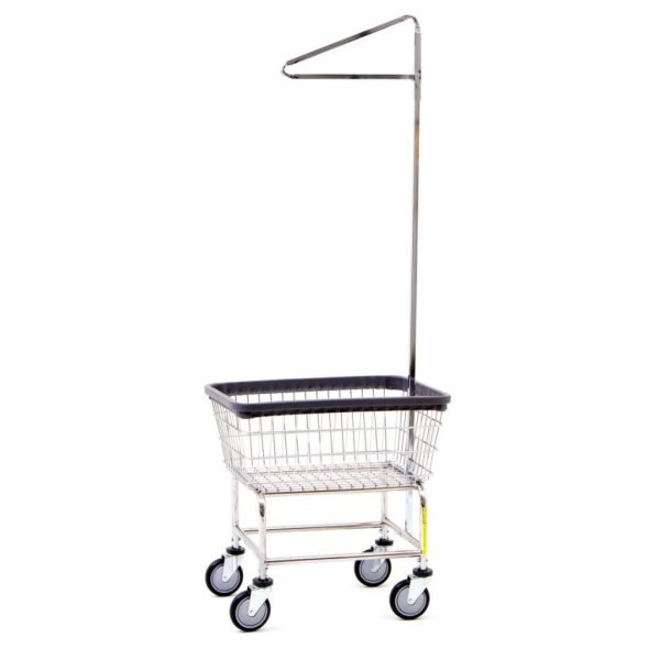 wire-laundry-cart-standard-single-pole-rack-100E91-rbwire-chrome_b43f70ec-72c4-468b-ae91-893f9d1c96ce.jpg Buy Standard Laundry Cart with Single Pole Rack, Wired Frame & Wheels - 2.50 Bushel Capacity