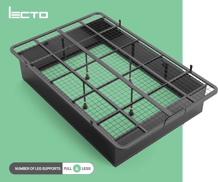 16″ Metal Bed Base or 16″ Metal Bed Frames Full Heavy Duty by agh supply