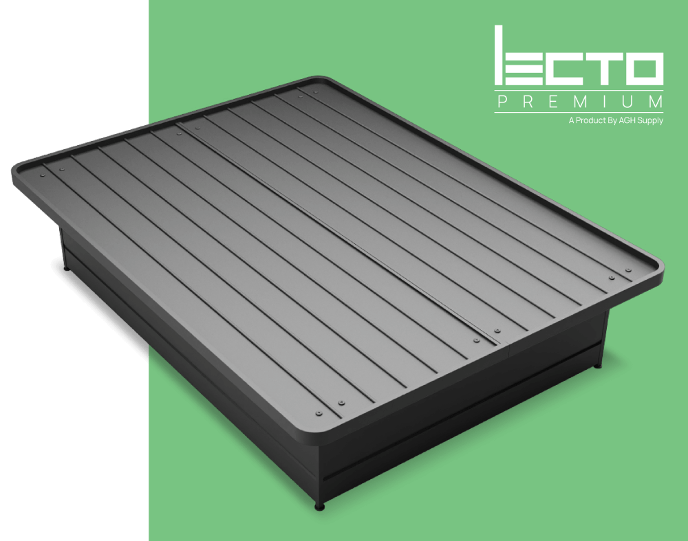 King size Heavy Duty PLATFORM METAL BED FRAME