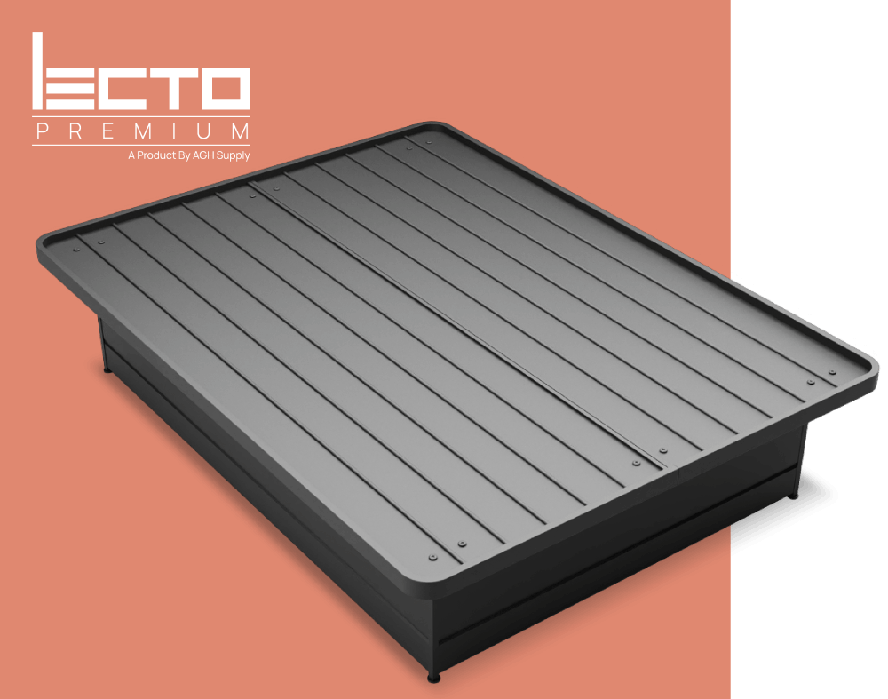 queen size Heavy Duty PLATFORM-METAL-BED FRAME by AGH supply