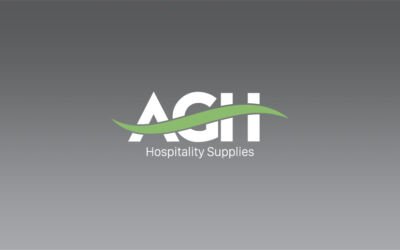 AGH Supply logo with grey background banner